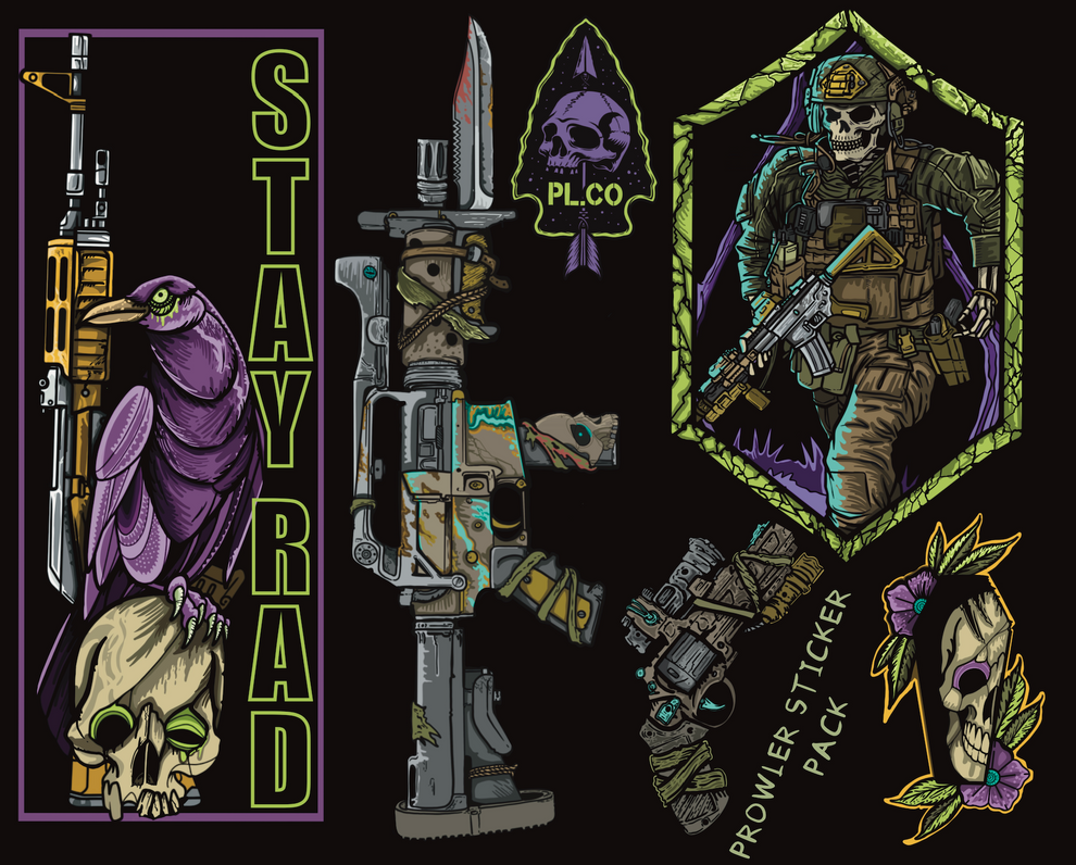 Prowler Legendary Sticker Pack – Phaselineco