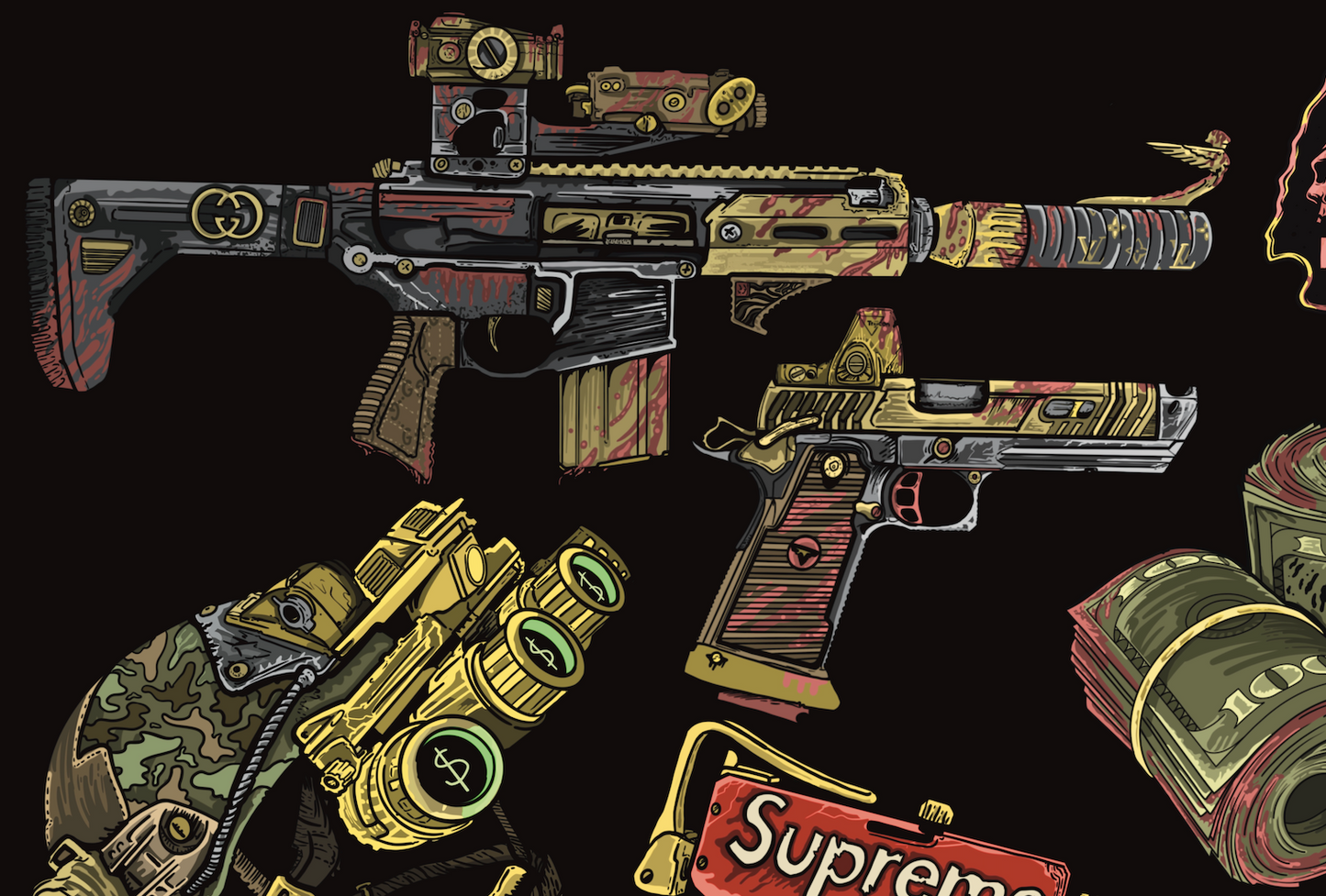 Blood Money Legendary Sticker Pack