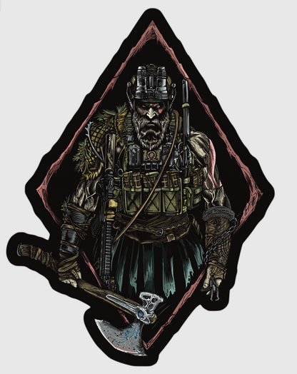 Kratos Sticker