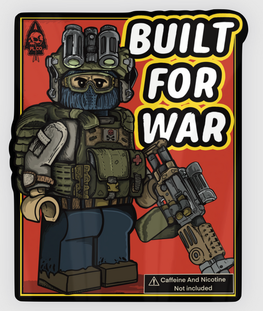 Built For War Sticker