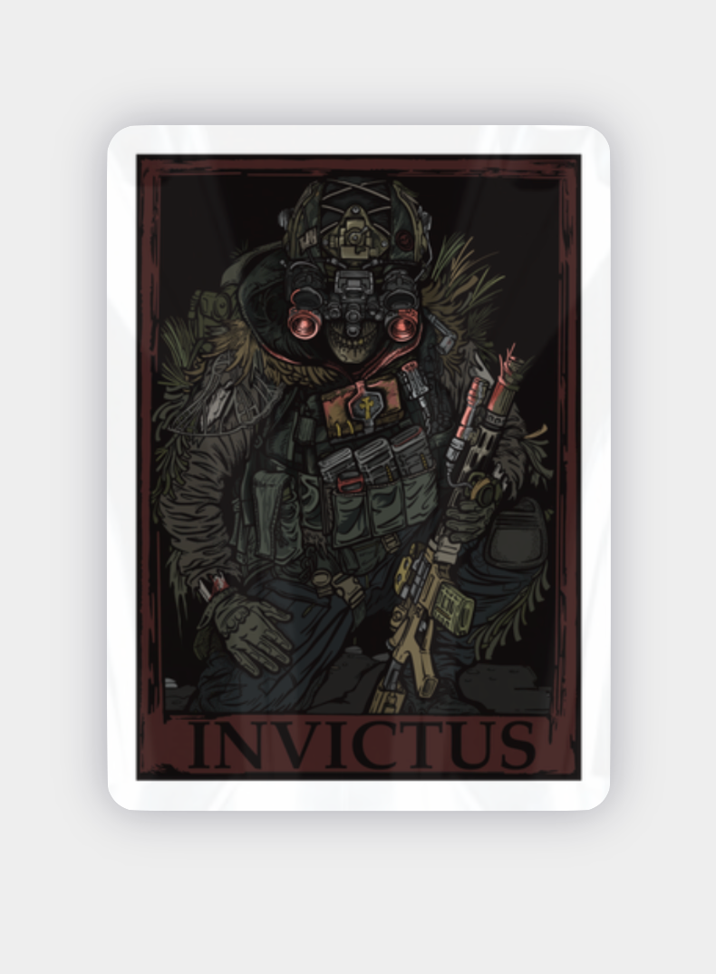 Invictus Sticker