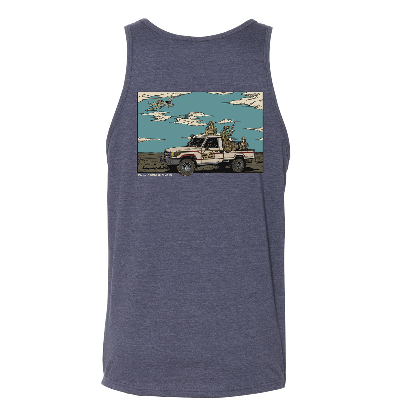 Will Work For Beer Tank Top