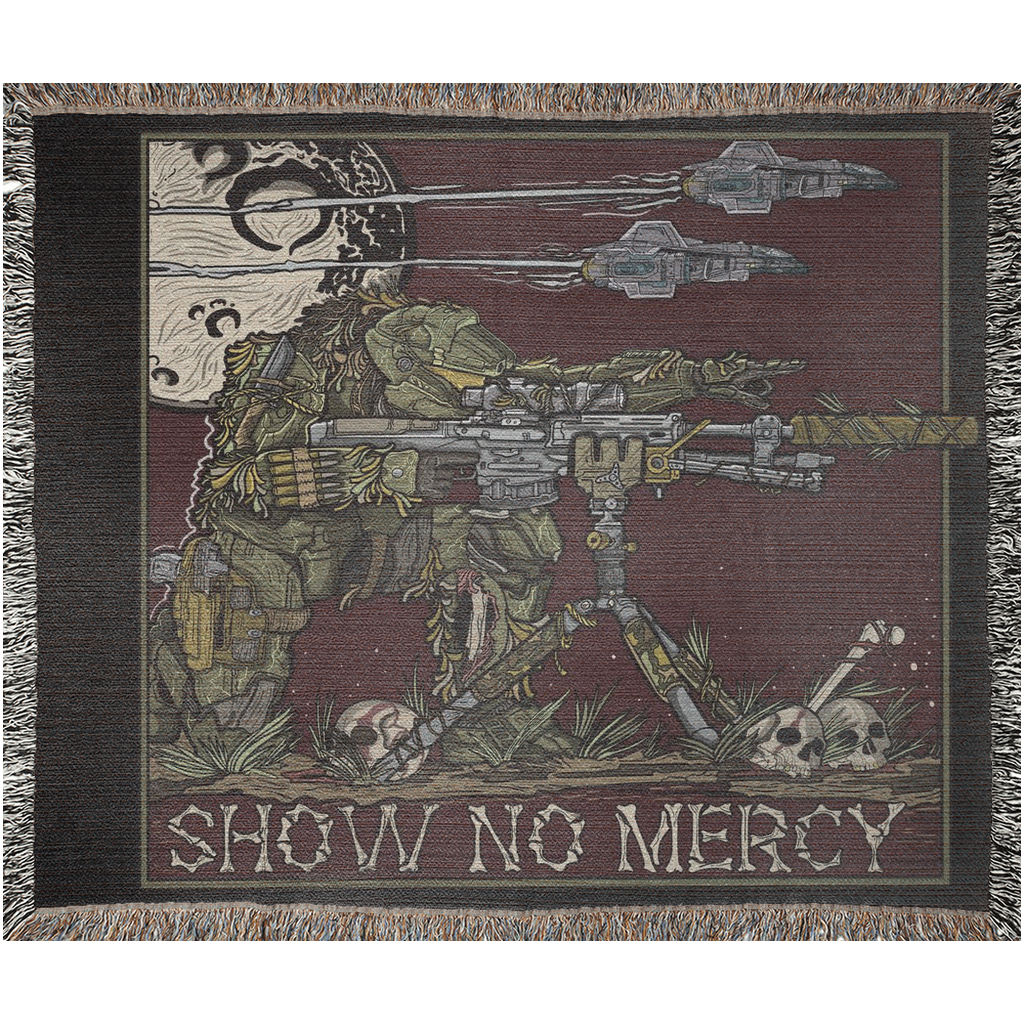 No Mercy Woven Blanket