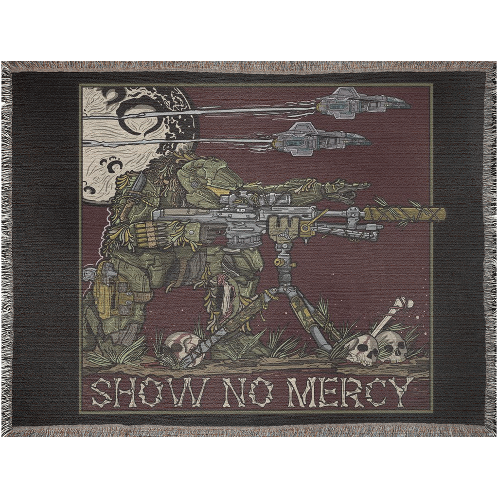 No Mercy Woven Blanket