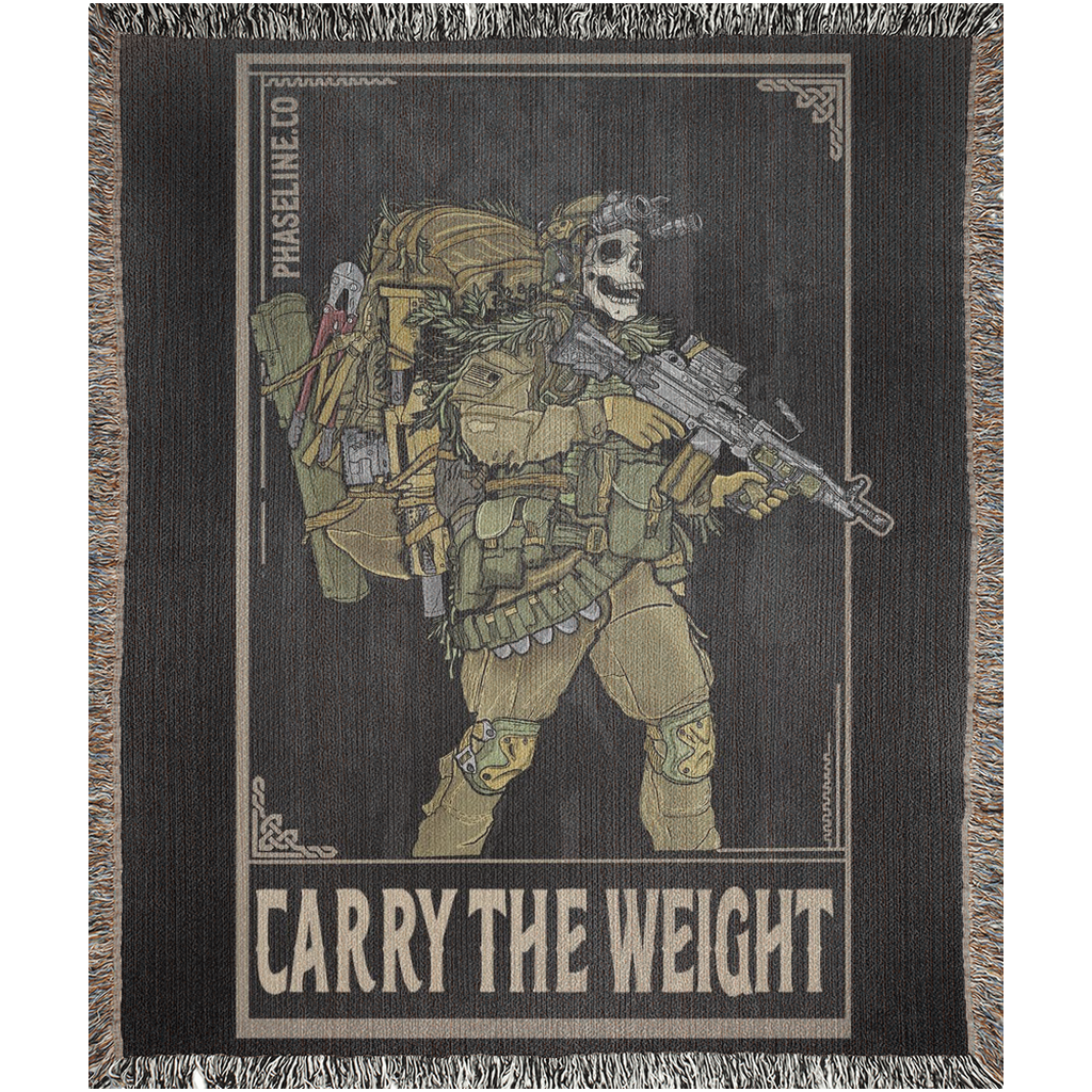 Carry The Weight Woven Blanket