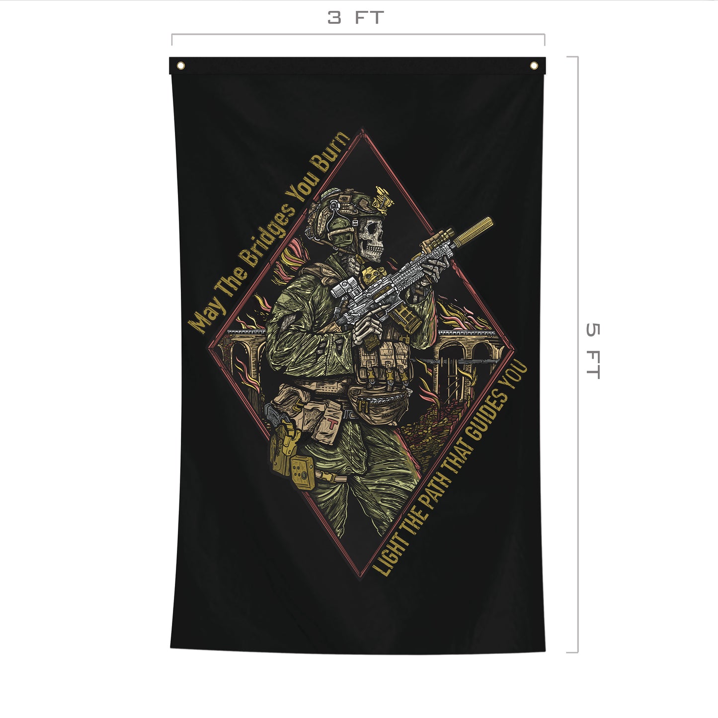 Bridge Burner Flag