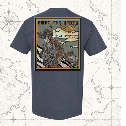 Burn The Ships Heavyweight Tee