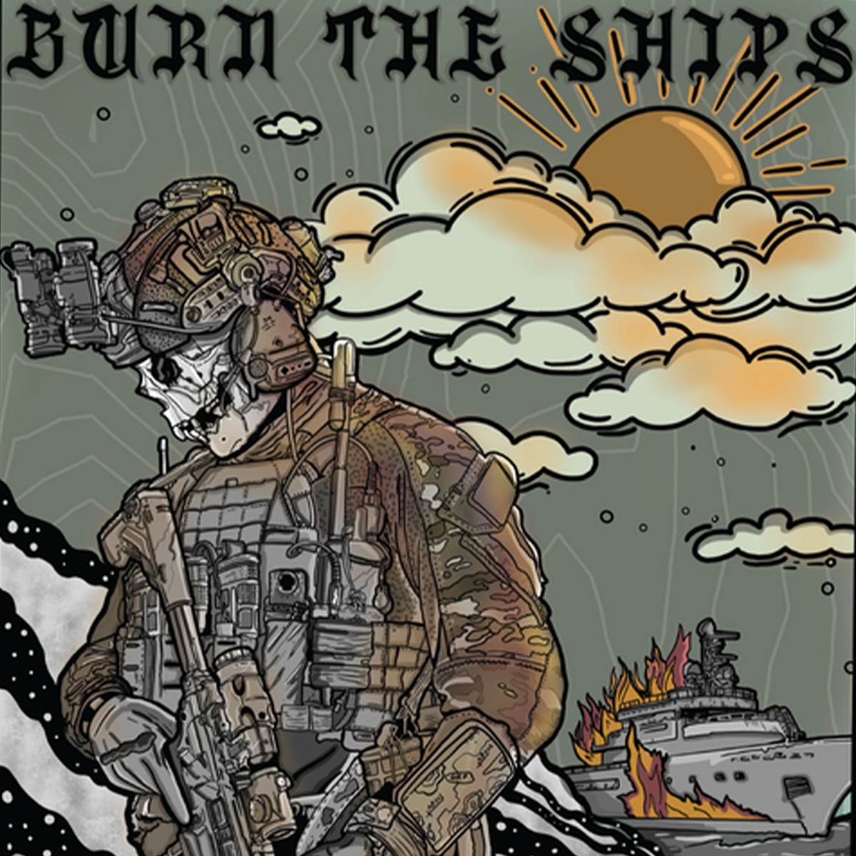 Burn The Ships Hoodie