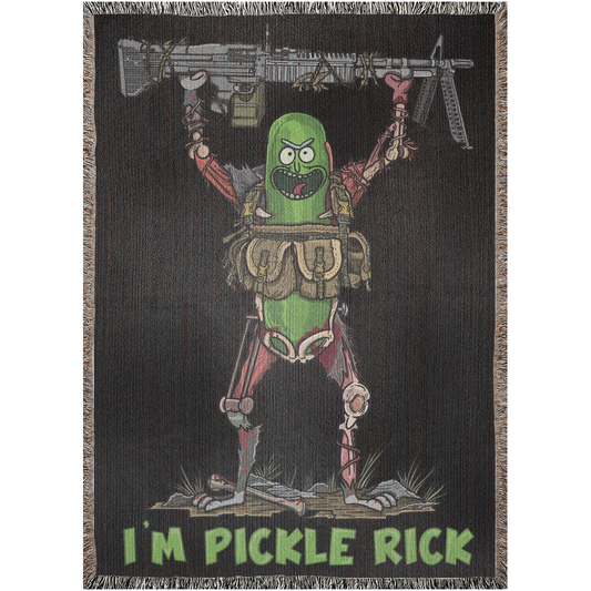 Pickle Gunner Woven Blanket