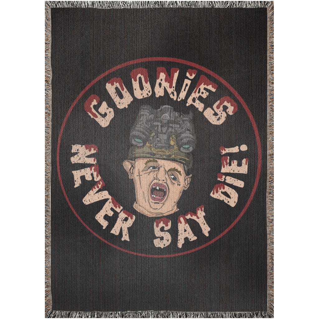 Goonies Never Say Die Woven Blanket