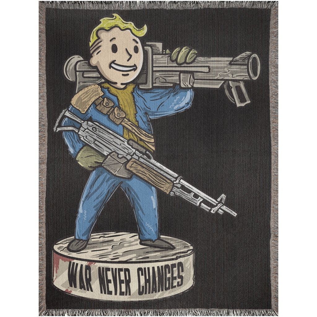 War Never Changes Woven Blanket