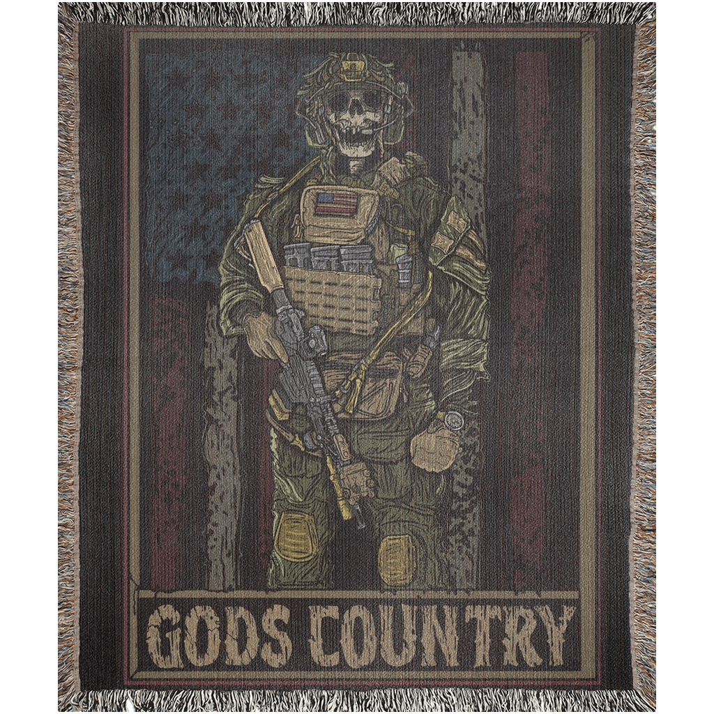 Gods Country Woven Blanket