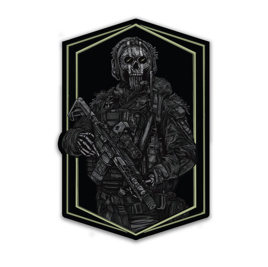 Ghost Blackout Sticker