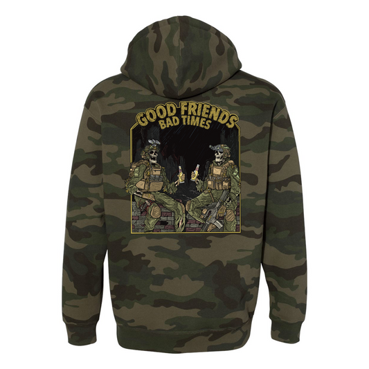 Good times bad friends hoodie cheap