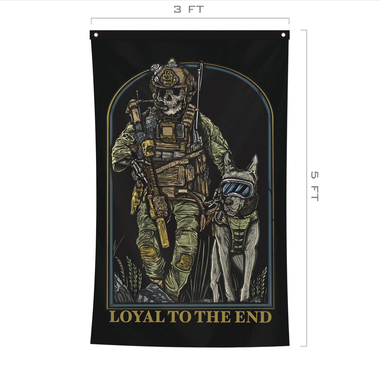Loyal To The End Flag