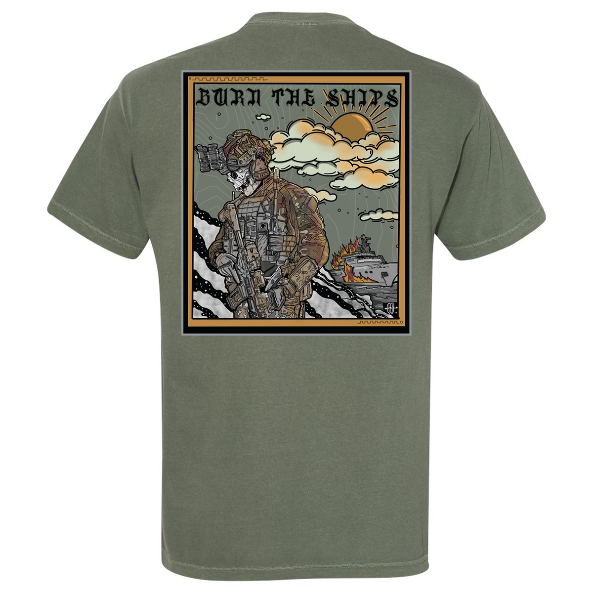 Burn The Ships Heavyweight Tee