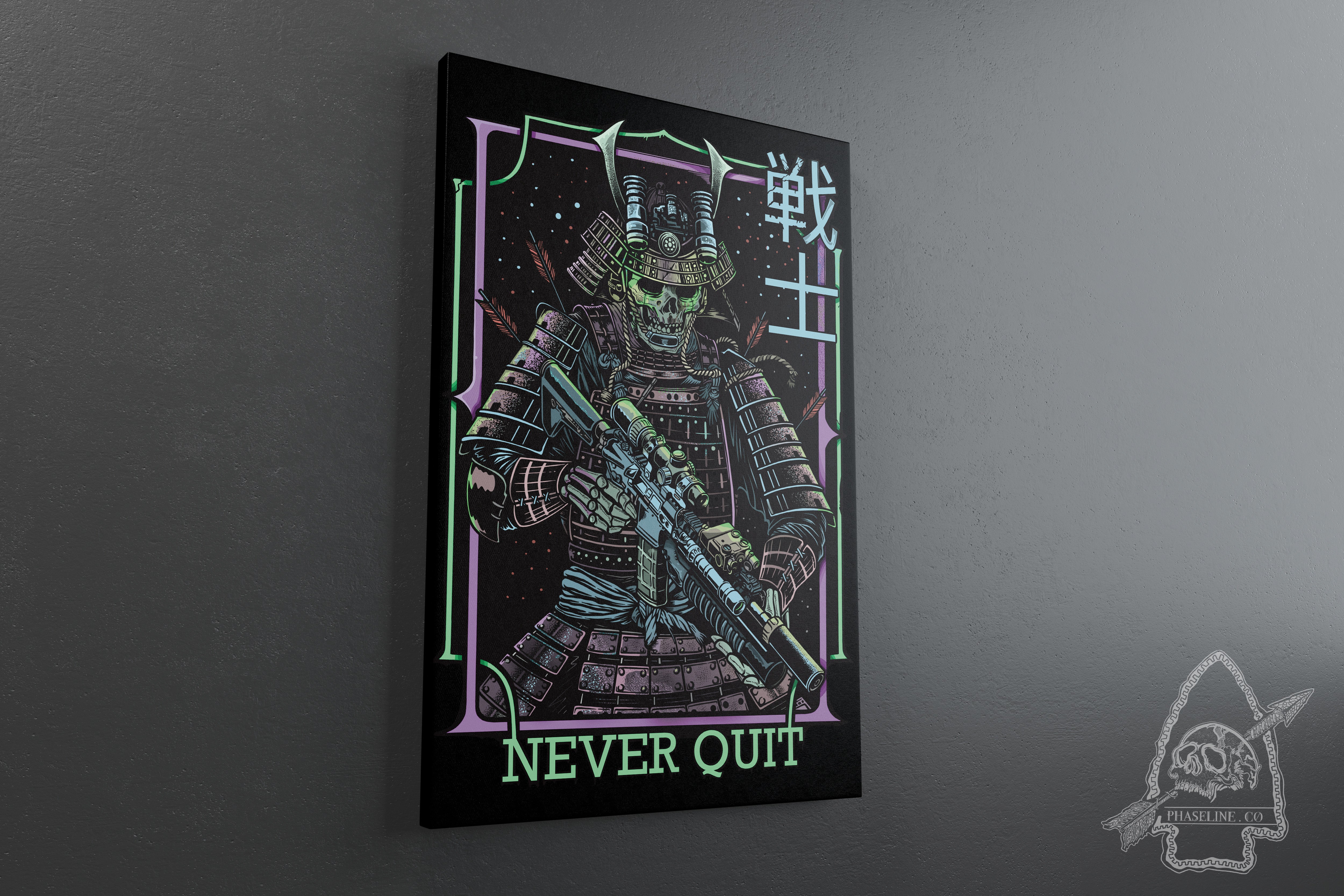Never Quit Canvas – Phaselineco