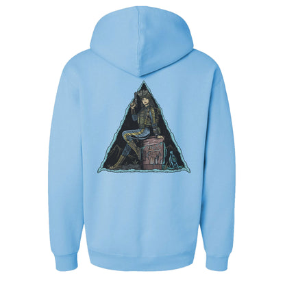 Orange Colored Sky Hoodie