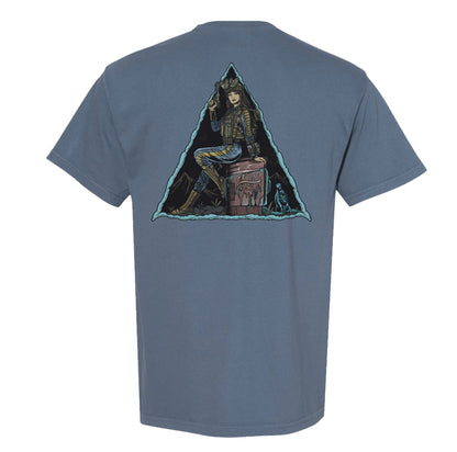 Orange Colored Sky Heavyweight Tee
