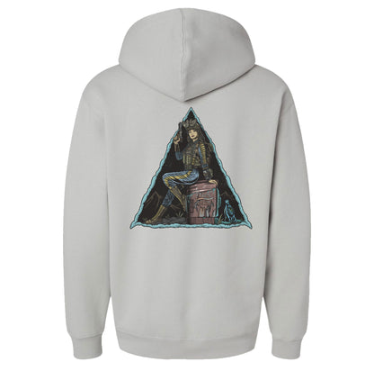 Orange Colored Sky Hoodie