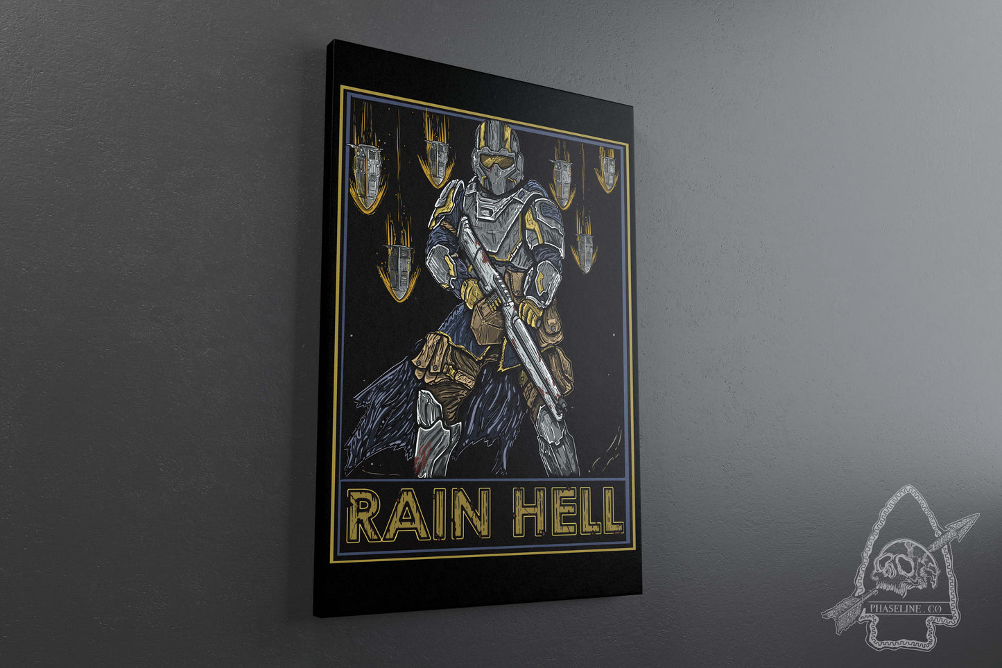 Rain Hell Canvas