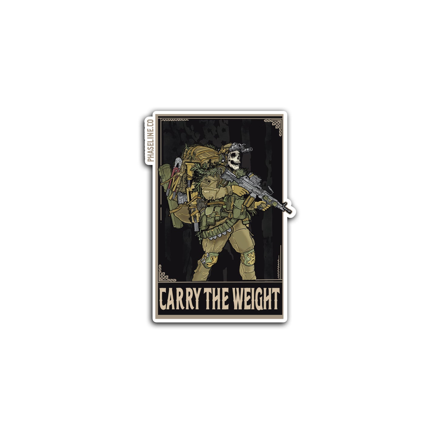 Carry The Weight Sticker